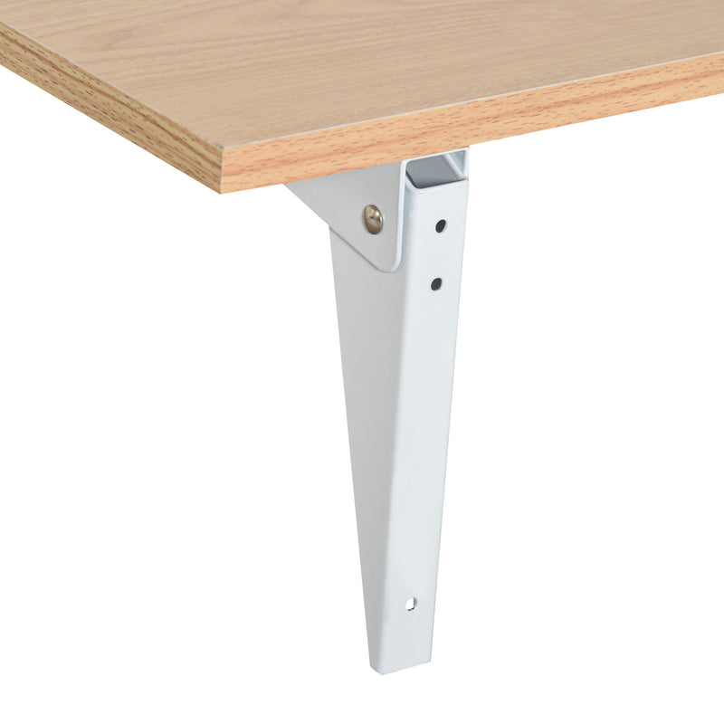 Tavolino da Parete Pieghevole 60x40x20 cm in MDF Legno-7