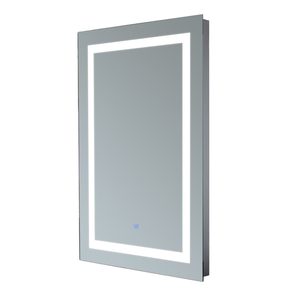 online Badezimmerspiegel mit LED-Licht 60x80x4 cm