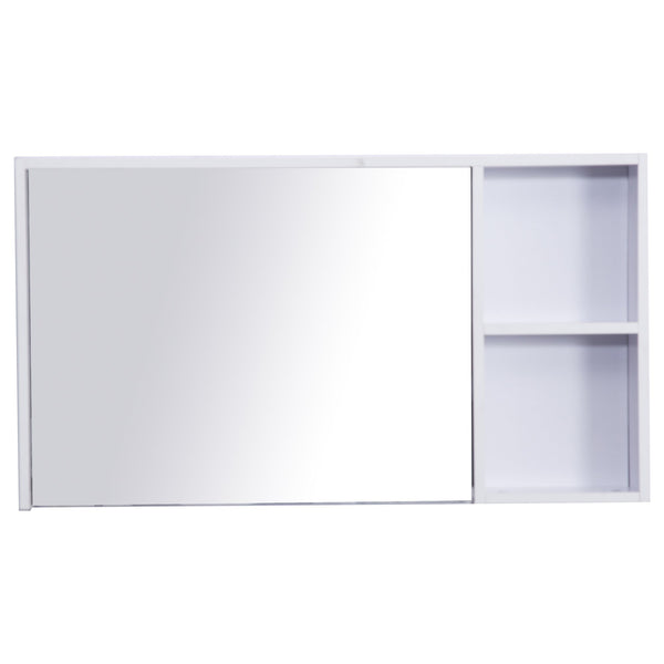 Badezimmerspiegel zum Aufhängen, weiß, 90 x 50 x 12 cm acquista