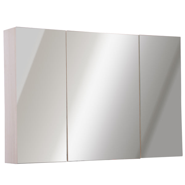 Badezimmerspiegel 3 Türen aus Eichenholz 90x60x13,5 cm online