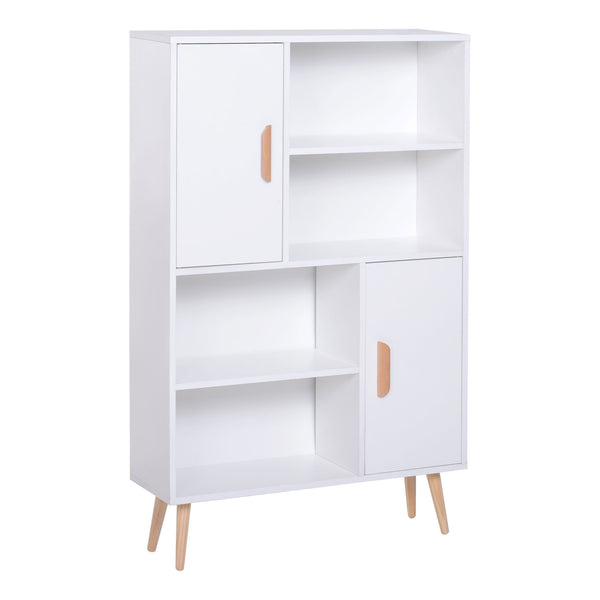 Bücherregal mit Weißkiefernfüßen 80x23,5x123 cm sconto