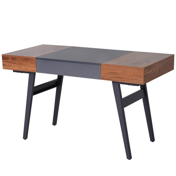 Ausziehbarer Tisch aus Holz und Stahl 190x76 cm prezzo
