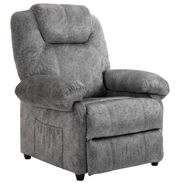 Manueller Relax-Sessel aus grauem Stoff online