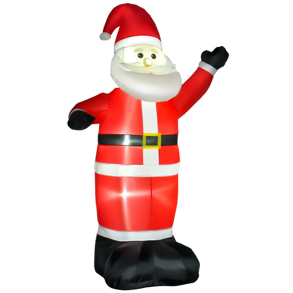 Heller aufblasbarer Weihnachtsmann mit LED-Lichtern 240 cm prezzo