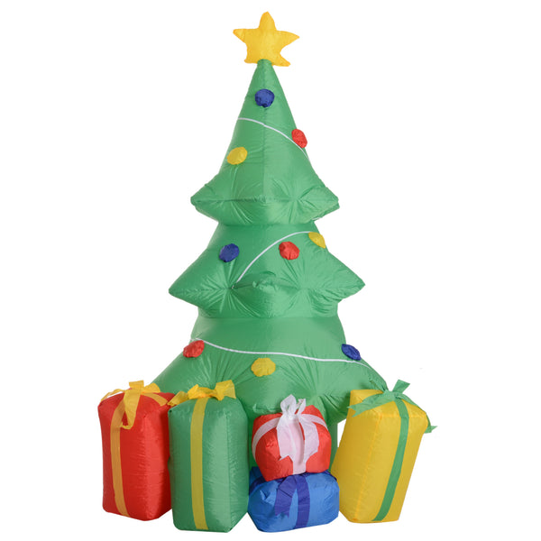 sconto Aufblasbarer Weihnachtsbaum 150 cm Grüne LED