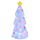 Albero di Natale Gonfiabile H245 cm con Luci LED Bianco-1