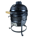 Barbecue a Carbone Carbonella in Acciaio 40,5x35x55 cm  BBQ Nero-1