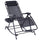 Schaukel-Liegestuhl mit Fußstütze und Getränkehalter Schwarz 120 x 67 x 102 cm