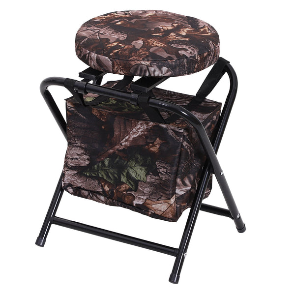 Klappbarer Drehstuhl mit Tasche und Schultergurt Iron 38x33x48 cm Camouflage online