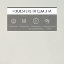 Cuscino per Sdraio Lettino Prendisole da Giardino Bianco Crema 198x53x5 cm -7