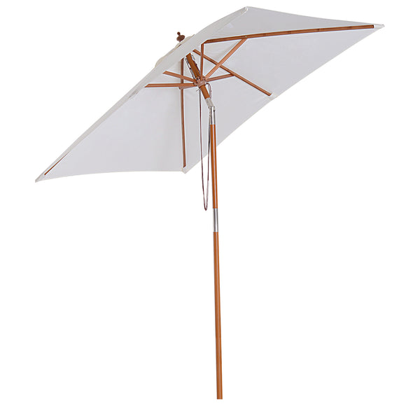 Sonnenschirm aus Holz 2x1,5m Beige acquista