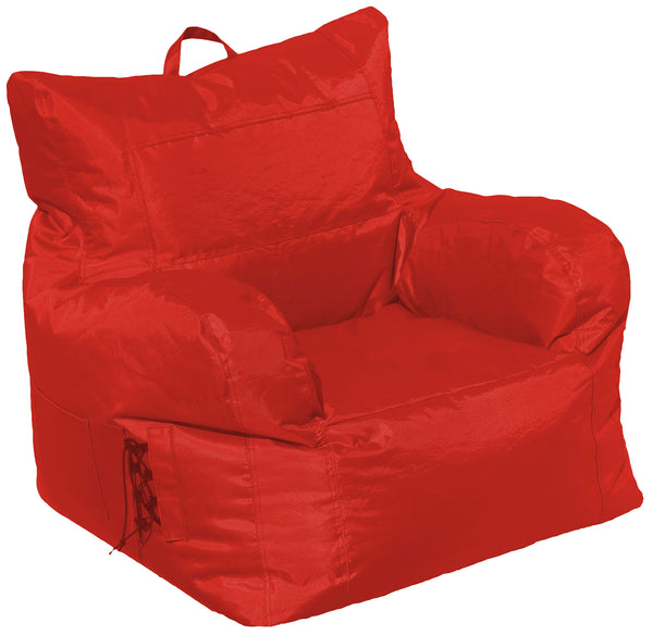 Puff-Sessel aus rotem Oxford-Polyester von Avalli online