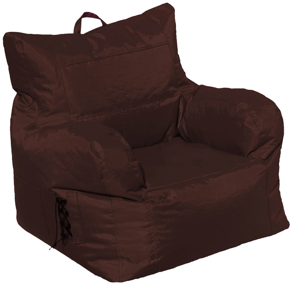 Puff-Sessel aus braunem Oxford-Polyester von Avalli prezzo