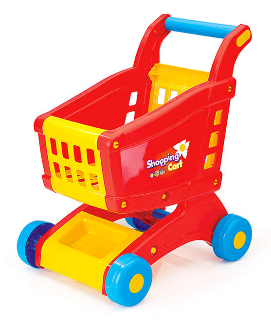 Spielzeug-Einkaufswagen für Kinder 43x31x50 cm Rot prezzo