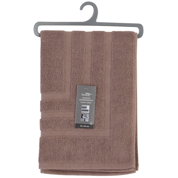 prezzo Duschvorleger 46x65 cm aus Baumwollfrottee Tortora Feridras