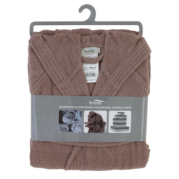 online Tortora Feridras Baumwoll-Frottee-Bademantel