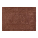 Tappeto Bagno 50x70 cm con Antiscivolo Marrone Feridras Piuma-2