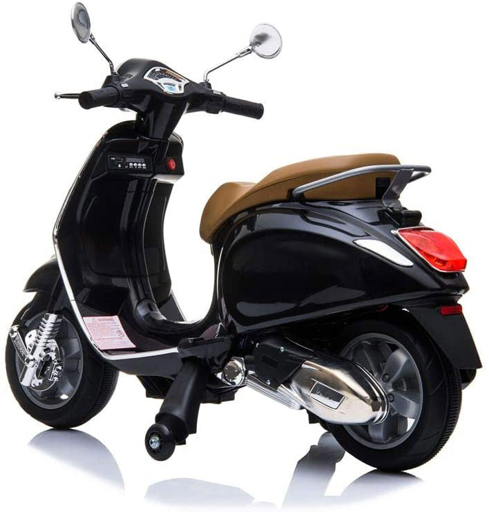 Piaggio Vespa Primavera Elettrica 12V per Bambini Nera-3
