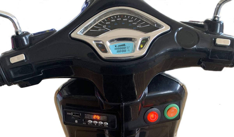 Piaggio Vespa Primavera Elettrica 12V per Bambini Nera-7