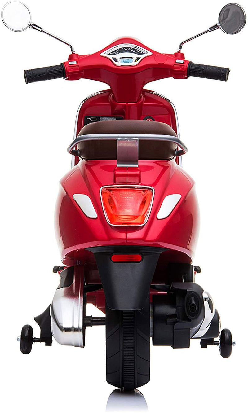 Piaggio Vespa Primavera Elettrica 12V per Bambini Rossa-3