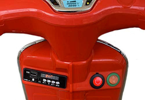Piaggio Vespa Primavera Elettrica 12V per Bambini Rossa-8