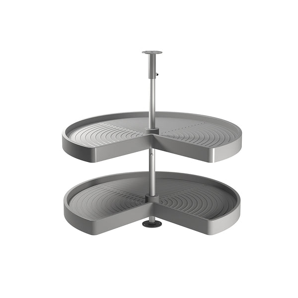 Emuca Drehkorb Ø71 cm aus grauem Kunststoff und Aluminium für 80 cm Küchenschrank acquista