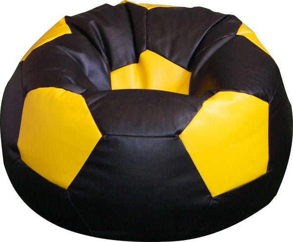 prezzo Bean Bag Hocker Ø100 cm in Baselli Schwarz und Gelber Fußball
