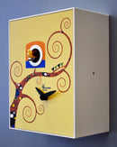 Orologio a Cucù da Parete 16,5x20x10cm Pirondini Italia D'Apres Gustav Klimt-2