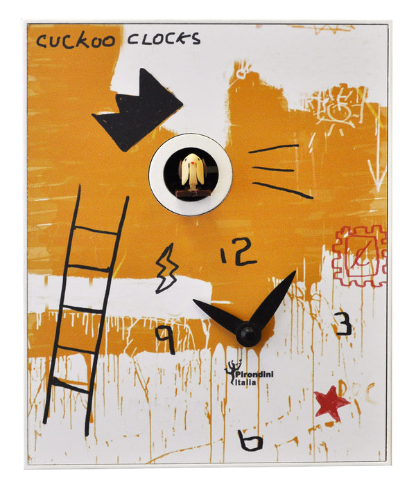 prezzo Wandkuckucksuhr 16,5x20x10cm Pirondini Italia D'Apres Basquiat