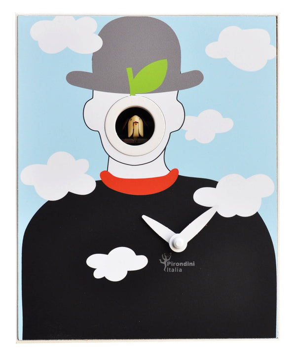prezzo Wandkuckucksuhr 16,5x20x10cm Pirondini Italia D'Apres Magritte