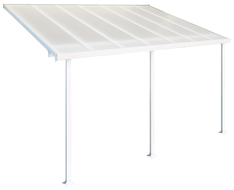 Pergola da Giardino in Alluminio 3x4,25m Onduline Emilia Bianco/Bianco-1