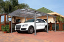 Box Auto da Esterno in Alluminio 362x502cm H242cm Onduline Carport Siena-8