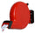 Elimnacode Abreißkartenspender 26x18x5 cm Visel Rot