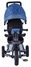 Passeggino Triciclo Seggiolino Reversibile  4 in 1 Boso Happy Kids Blu-3