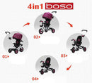 Passeggino Triciclo Seggiolino Reversibile  4 in 1 Boso Happy Kids Blu-8