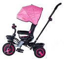 Passeggino Triciclo Seggiolino Reversibile  4 in 1 Boso Happy Kids Rosa-4