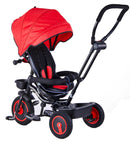 Passeggino Triciclo Seggiolino Reversibile  4 in 1 Boso Happy Kids Rosso-2