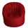 Tortuga Pouf Armlehnstuhl aus rotem Avalli Kunstleder