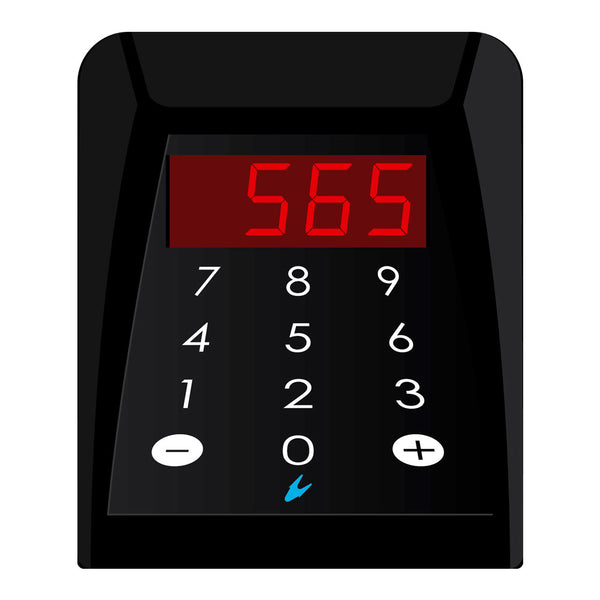 acquista 3-stellige Bedienerkonsole für Single Point Queue Controller Display Visel Cons3 Black