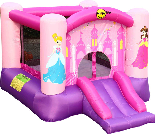 acquista Schloss aufblasbares Karussell Prinzessin Prinzessinnen mit Pumpe inklusive Happy Hop