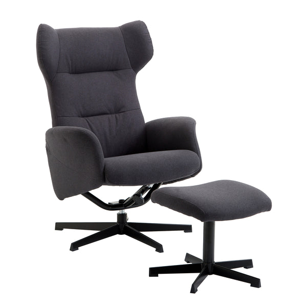 Ergonomischer Sessel für das Präsidentenbüro mit dunkelgrauer Fußstütze prezzo