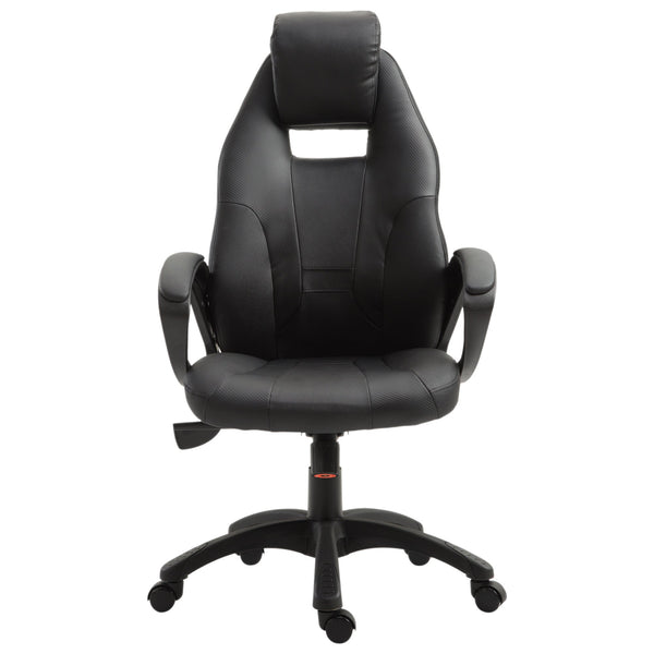 prezzo Ergonomischer drehbarer Gaming-Stuhl schwarz höhenverstellbar