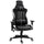 Ergonomischer Gaming-Stuhl 72x54x126-136 cm aus schwarzem und weißem PVC