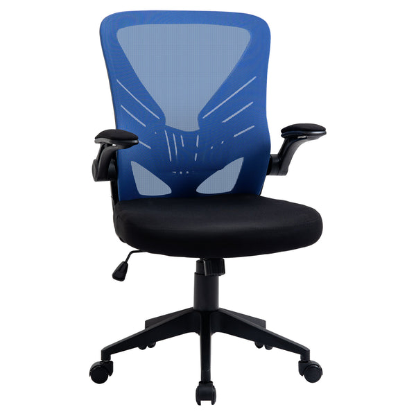 online Task Bürostuhl 62x59x99-107 cm in schwarzem und blauem Stoff