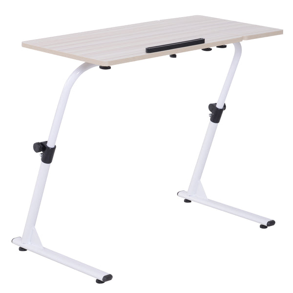online Schreibtisch Büro-PC-Tisch aus Holz und Metall 80x40x45-65,5 cm