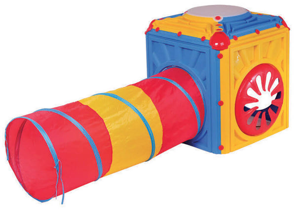 Würfel mit Tunnelspiel für Kinder Bauer Activity Cube prezzo