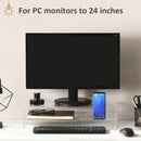 Supporto Monitor PC 24” Max 2 Ripiani 50,8x19x12 cm in Acrilico Trasparente-6