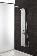 Colonna Doccia Idromassaggio Getto a Cascata in Acciaio Miami-2