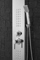 Colonna Doccia Idromassaggio Getto a Cascata in Acciaio Miami-4