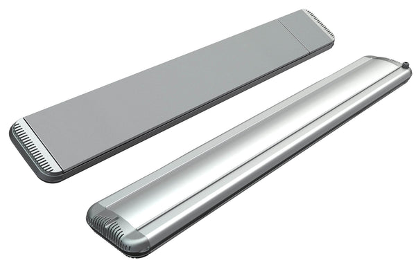 Elektrischer Infrarot-Heizstrahler 126 x 20,1 x 5,8 cm Decke 1500 W aus Aluminium dimmbar Moel Hot-Top Silber prezzo